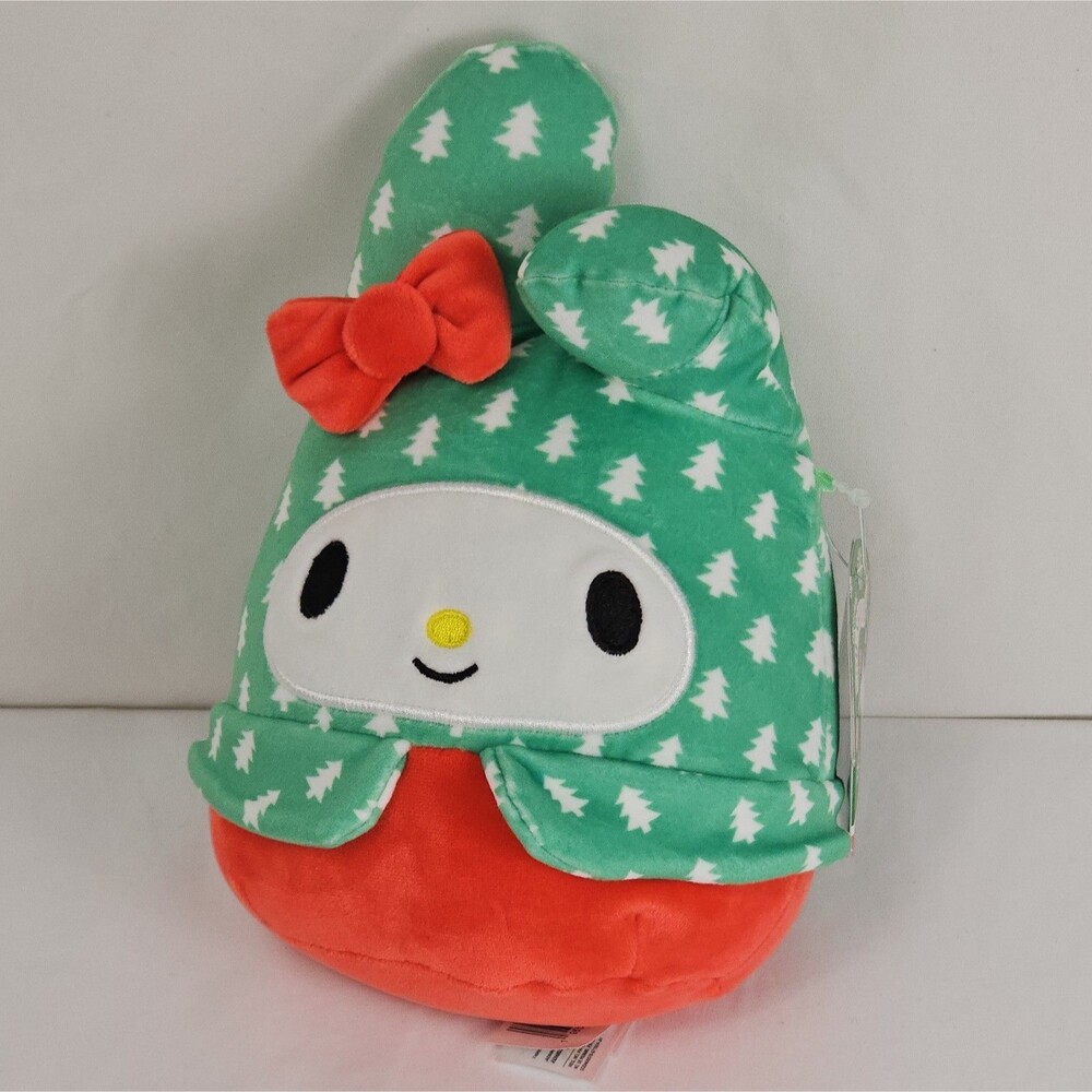 My Melody Sanrio Squishmallows Christmas Plush 8” Holiday Tree Pajamas 2024